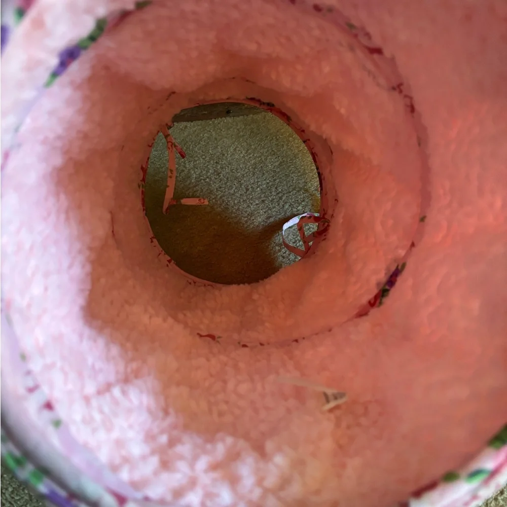 All for Paws Shabby Chic Summer Time Cat Tunnel Pink Floral